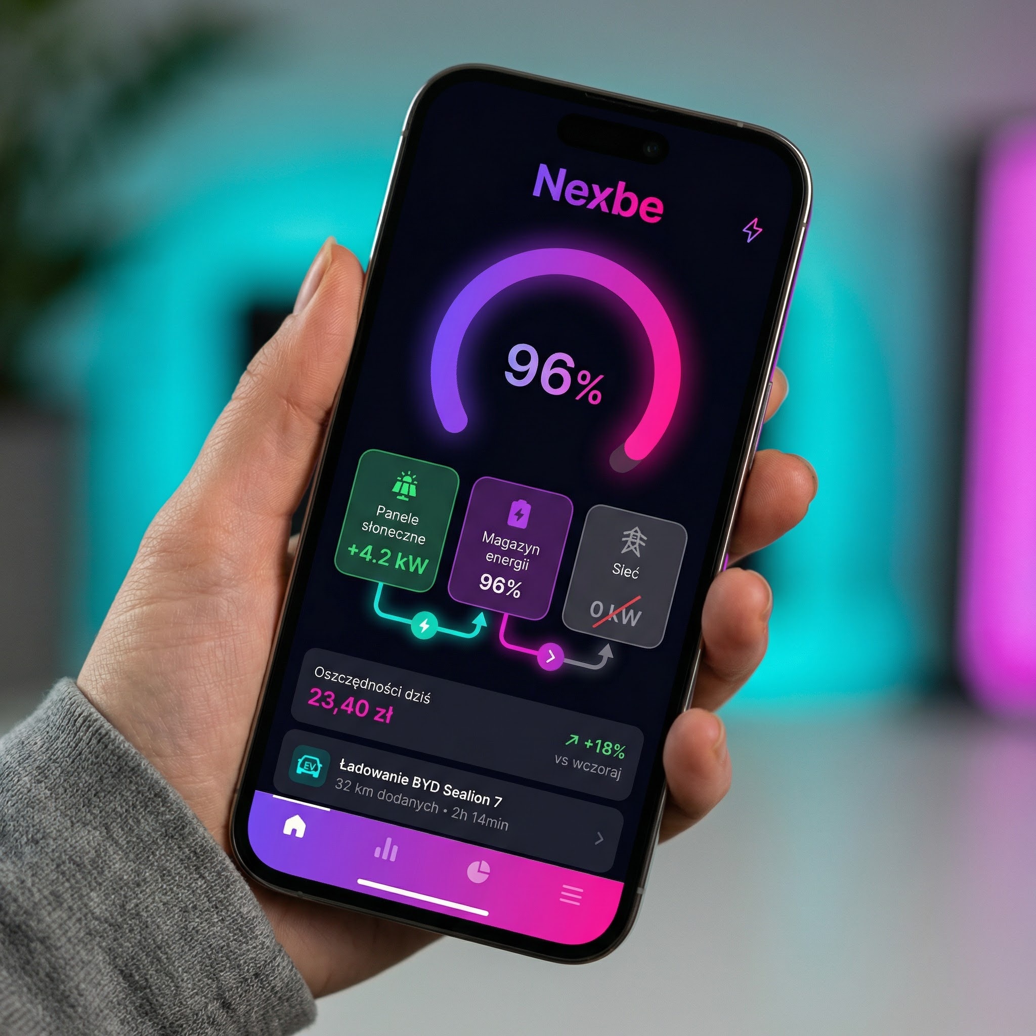 Dom z instalacją energetyczną NEXBE