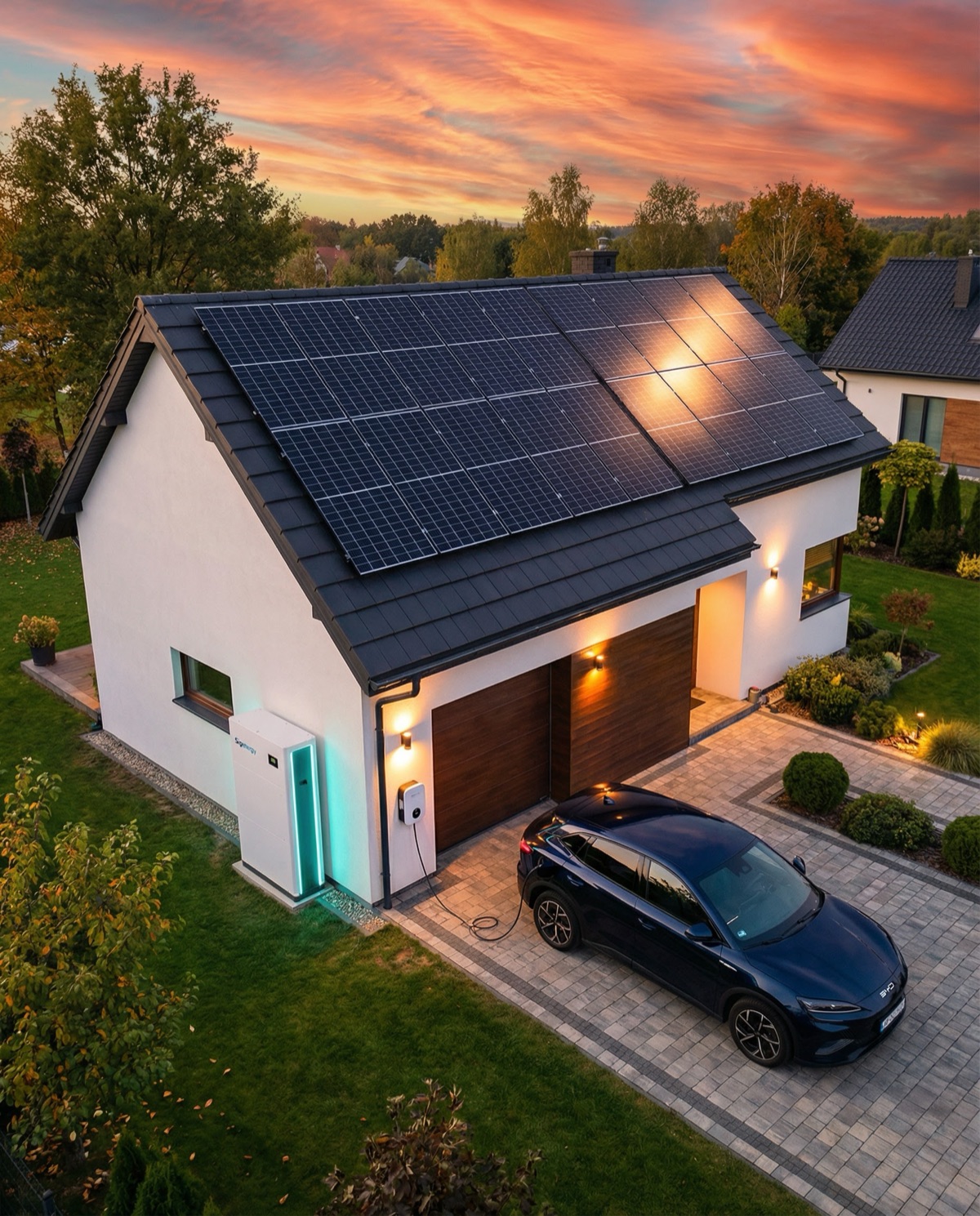 Dom z instalacją energetyczną NEXBE