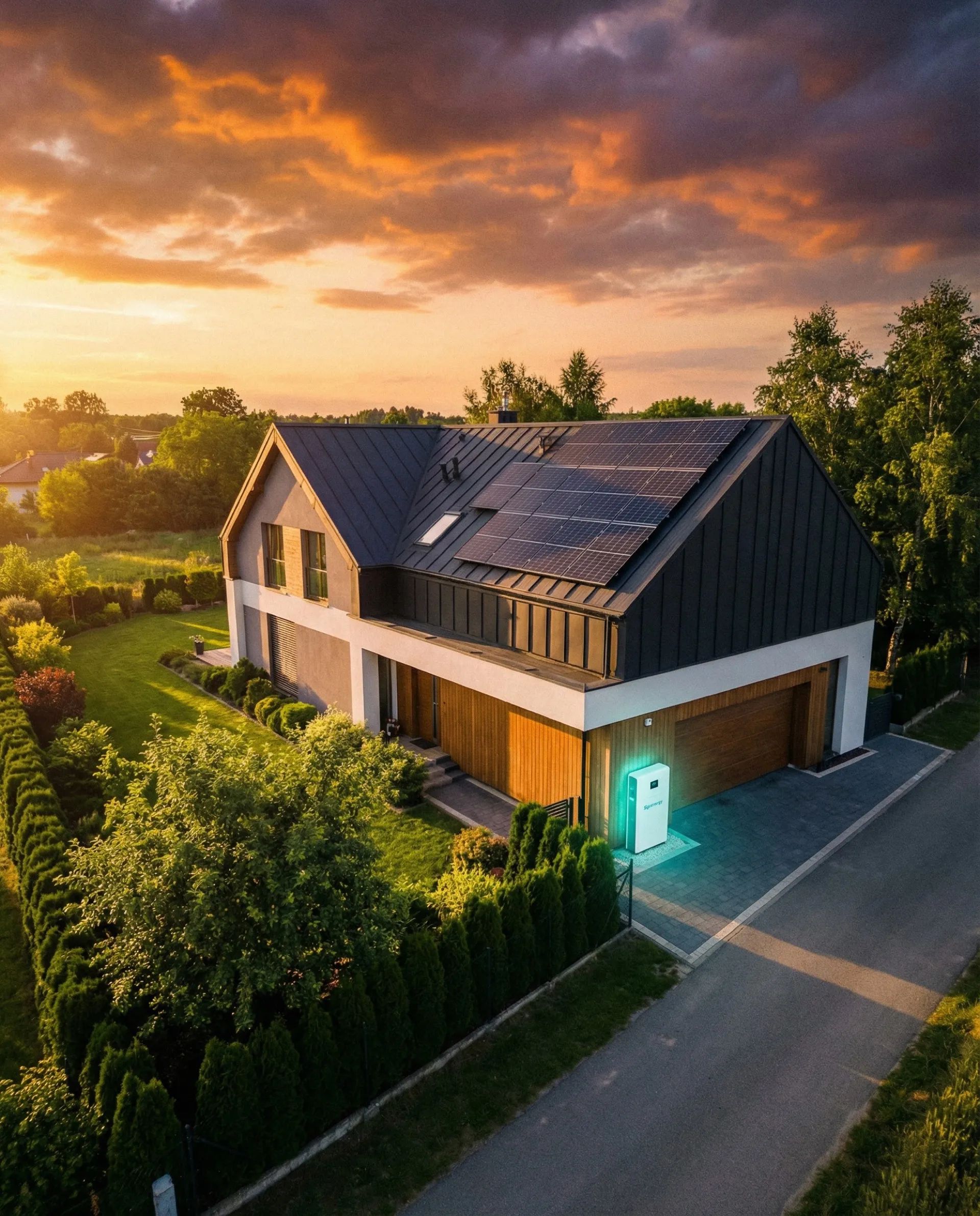 Dom z instalacją energetyczną NEXBE