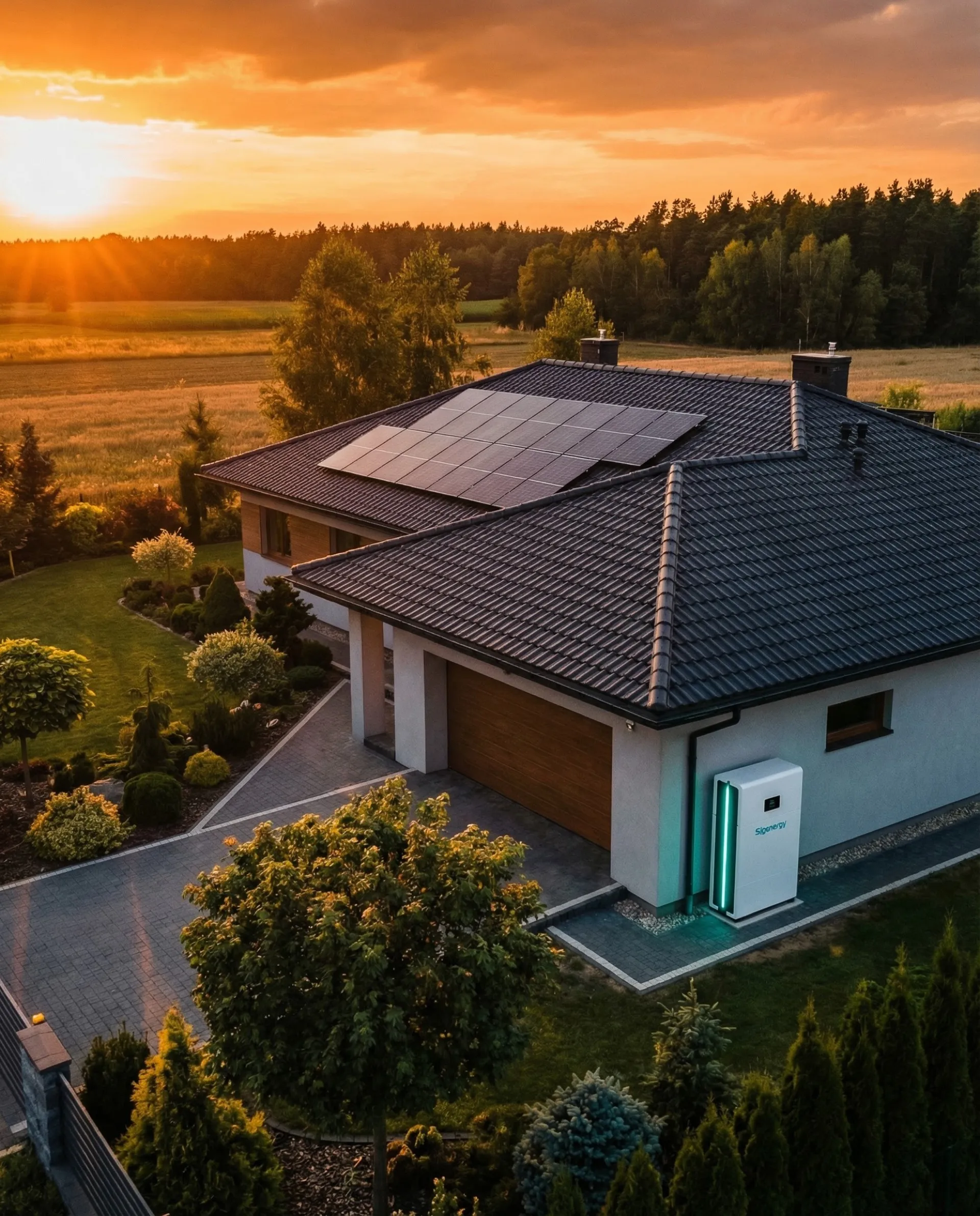 Dom z instalacją energetyczną NEXBE