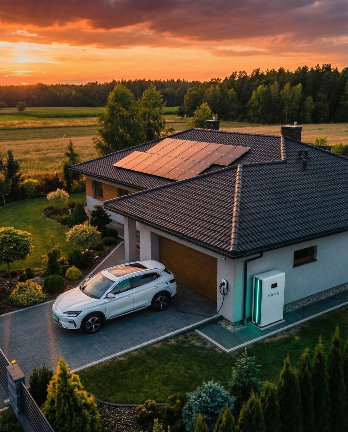 Dom z instalacją energetyczną NEXBE
