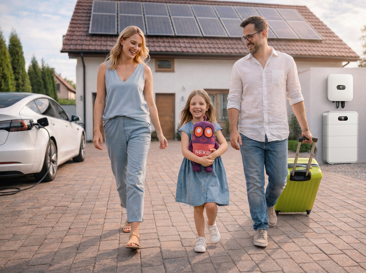 Dom z instalacją energetyczną NEXBE