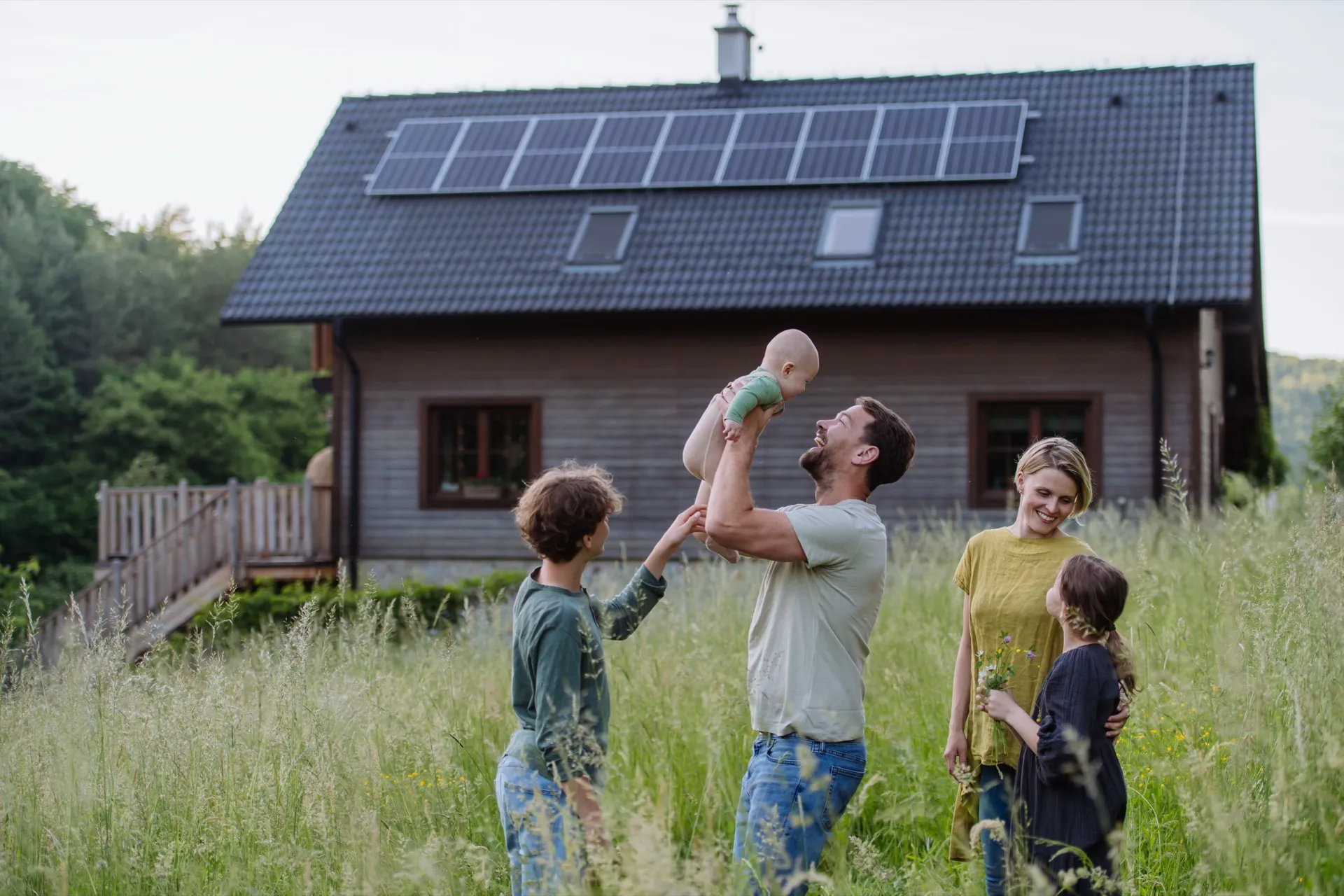 Dom z instalacją energetyczną NEXBE